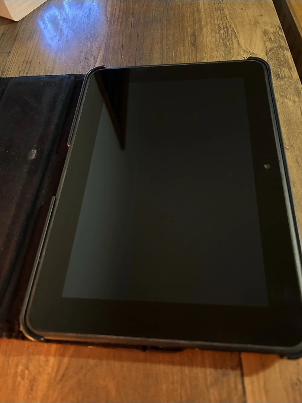 Black Kindle Fire with Protective Case/Stand